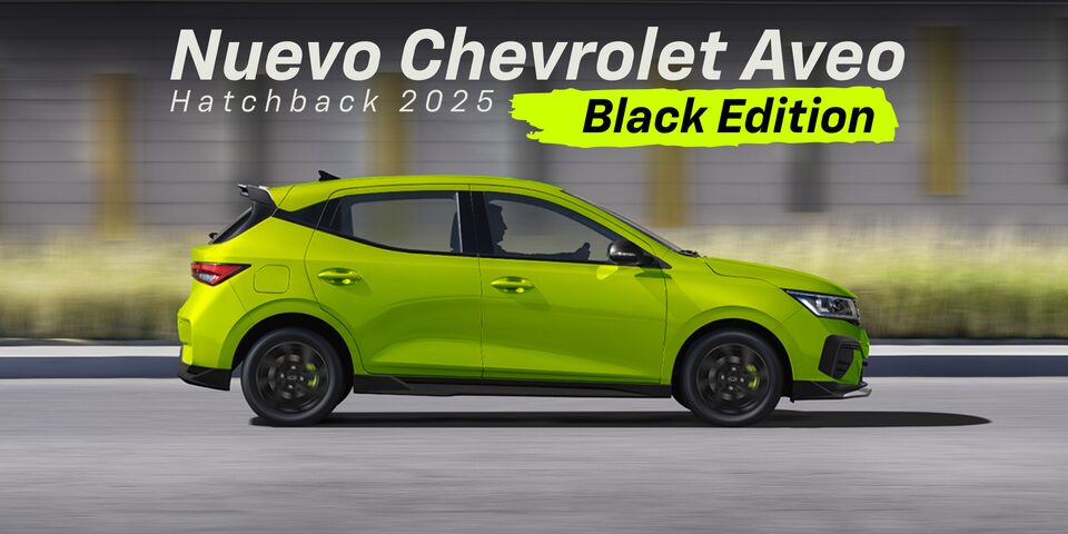 Nuevo sedán Chevrolet Aveo Hatchback 2025 Black Edition