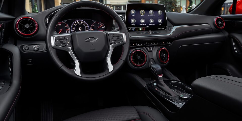 Infoentretenimiento Chevrolet con pantalla táctil a color de 10.2 pulgadas para Chevrolet Blazer 2025, camioneta mediana