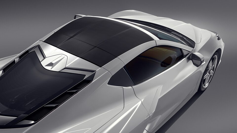 Kits fibra de carbon blanco para Chevrolet Corvette Stingray