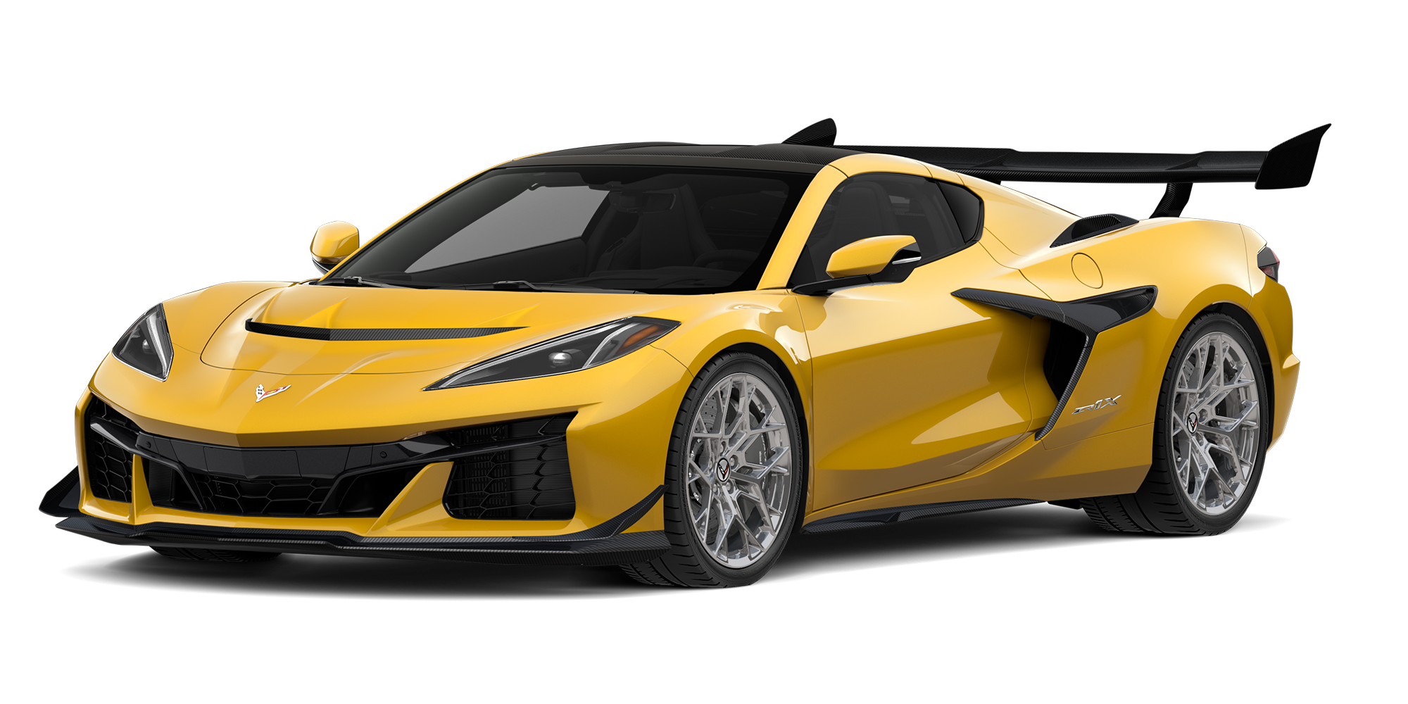 Corvette ZR1X en color Yellow Jacket Tint Metallic