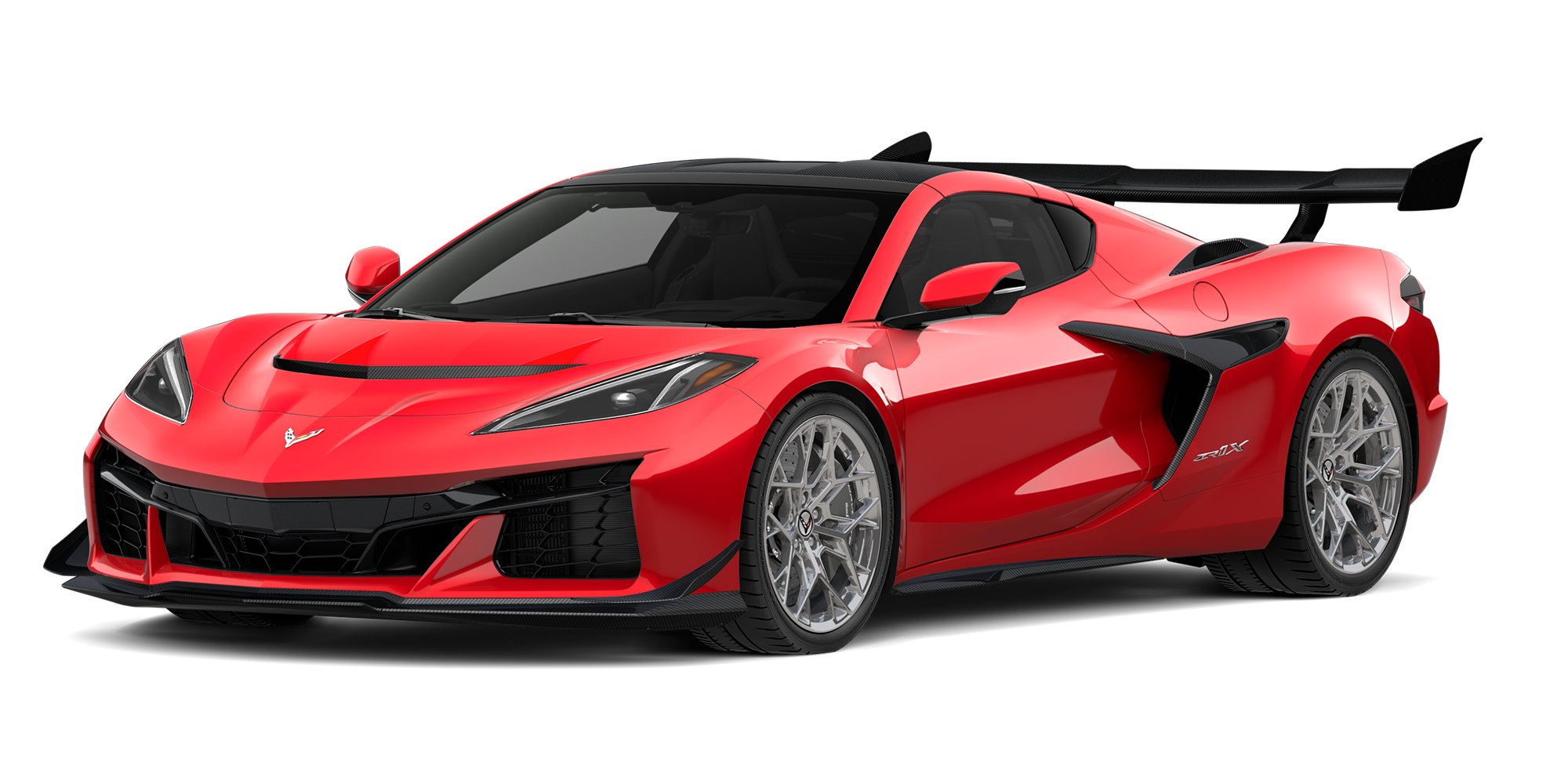Corvette ZR1X en color Torch Red