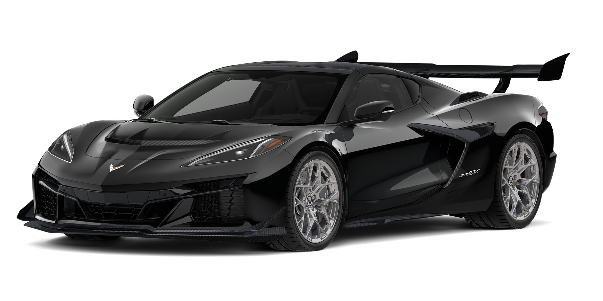 Corvette ZR1X en color black